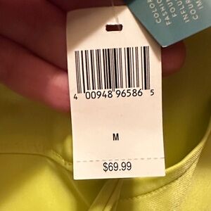 Disney Neon Yellow Hoodie with Pink Accents